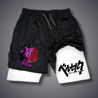 Shorts Deportivos De Performancia 2 En 1 Para Hombre Y Mujer Con Estampado Anime Ropa Deportiva Transpirable Secado Rápido Mesh Para Gimnasio Y Fitness - details 3