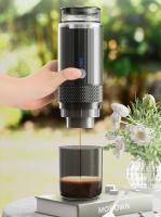Máquina De Café Expreso Portátil Sin Cable Pequeña Y Recargable Para Viajes Camping RV Senderismo Oficina Capacidad 5-10 Tazas - details 9