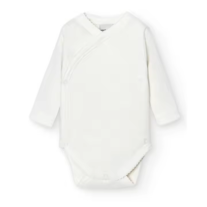 BABIDU 1150P bodys de bebé cruzados de manga larga 100% Algodón - 1