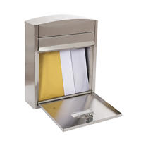 ARREGUI Compact E5737 Buzón Exterior de Acero Inoxidable Tamaño S (Correo DIN A5) | Buzón de Pared Pequeño | Buzón de Correo Individual | Antilluvia | Fácil de Instalar | Inox - details 2