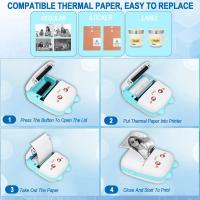 Impresora de Fotos Inalámbrica Mini- 13 Rollos, Etiquetadora Térmica Portátil sin Tinta para Notas, Memos y Más - Compatible con teléfono, Ideal para Hogar, Oficina, Estudio - Recargable por USB, Inalámbrica - Regalo Perfecto para Halloween y Navidad - details 5