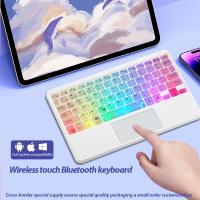 Teclado Retroiluminado Y Ratón Inalámbricos Con Touchpad Recargables Ultrafinos Para Tabletas Apple Huawei Samsung Xiaomi TECLADO - details 5