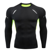 Camiseta De Running Para Hombre Camiseta De Deporte Compresión Rápida Secado Entrenamiento En El Gimnasio Jersey De Deporte - details 3