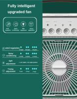 Ventilador Portátil Humidificador Luz Nocturna LED 3 En 1 Aire Acondicionador Eléctrico USB Para El Hogar Con Neblina De Agua Y Control De Velocidad Mecánico - details 6