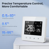 Termostato Inteligente AVATTO Tuya WiFi/ZigBee Para Calentadores De Agua Y Gas Batería De Bajo Consumo Compatible Con Alexa Google Home Alice - details 8