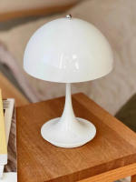 Lámpara De Mesa Decorativa Moderna Y Sencilla En Acrílico Para Sala De Estar Barra Estudio Color Blanco Rosa Amarillo Gris - details 13