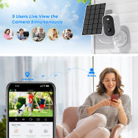 Cámara De Seguridad Exterior Inalámbrica 4MP WIFI Con Panel Solar Batería De 4800mAh Detecta Humanos Tiempo De Soporte Cámara IP De Vigilancia - details 7