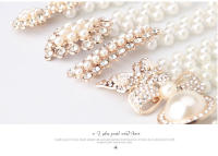 Cinturón decorativo de perlas para mujer - Estilo coreano con strass, ajustable para vestidos y looks dulces - details 15