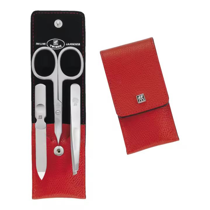 ZWILLING TWINOX Estuche con cierre a presión 3-pzs, Rojo - 1