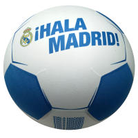 Real Madrid Balón de Fútbol Hinchable de Tela 50cm, Pelota Grande Real Madrid, Color Azul y Blanco, Balón para Niños y Niñas, Regalo Cumpleaños, Navidad, Reyes (Balón Desinflado) - details 2
