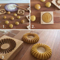 Molde De Cookie De Madera 3D Para Hornear DIY Engrasado Y Emboss Para Galletas De Jengibre Fondant Molde De Pastelería Para Navidad - details 0