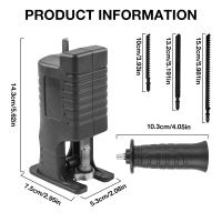 Adaptador De Sierra Reciprocante Para Broca Eléctrica Herramienta Portátil De Corte De Madera Con Hojas De Sierra De 100/132/152mm Peso 0.4/0.45kg - details 2