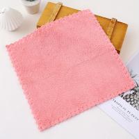 Juego De Toallas De Tela De Coral Suave Y Absorbente 1 Pieza Tamaño Pequeño Color Sólido Toalla Para Rostro Toalla De Limpieza - details 0
