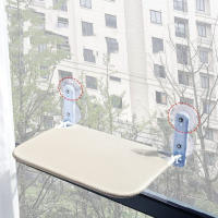 Cama Colgante Para Gatos Con Succión Super Potente Asiento De Sol Que Se Puede Quitar Y Lavar Para Ventana De Vidrio Mantel De Mascotas - details 3