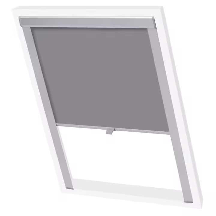 vidaXL Persiana Opaca Enrollable SK06 Cortinas Estores Ventanas Hogar Color Blanco,  Gris,  Negro y mas - 1