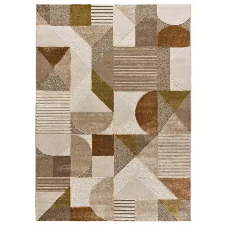 ATTICGO Alfombra de Interior Estilo Geométricas en Multicolor - MELFI 4501 | 80X150, 140X200, 160X230 cm - 1