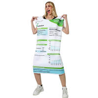 Disfraz de Factura de la luz para Adulto - Talla Única - Unisex y Divertido - Original traje de Factura de la luz para fiestas temáticas - Dysmad - details 0