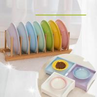 Tazón De Alimentos Para Gatos Amplio Y Elevado Anti-Vómitos Alivio Del Estrés De Puntas De La Barba Feeder De Cerámica Para Perros Y Gatos - details 15