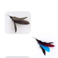 Juguete Interactivo Para Gatos Con Plumas Palanca Retráctil Con Campana Repuesto Para Refill Ideal Para Gatitos - details 8
