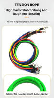 Set De 11 Piezas Bandas De Resistencia Con Correa Portátil Para Ejercicio Fitness Expansor De Pecho Banda Elástica Para Entrenamiento De Muñeca Pierna Hombro Cintura Arriostramento Anular - details 3