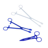 Aguja De Hemostasia Médica De Plástico Con Bocadillo Fino Pinzas Quirúrgicas Para Algodón Y Esponja Herramienta De Primeros Auxilios Al Aire Libre - details 3
