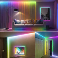 Tira De LED Flexible RGB IC Addressable 12V WS2811 Dream Color COB Con 576 LEDs/m Alta Densidad Para Decoración De Paredes - details 6
