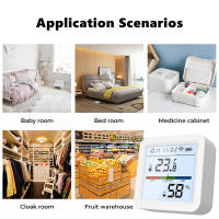 Sensor De Temperatura Y Humedad WIFI Interior Con Pantalla LCD Iluminada Soporte Alexa Google Tuya Smart Higrómetro Termómetro - details 13