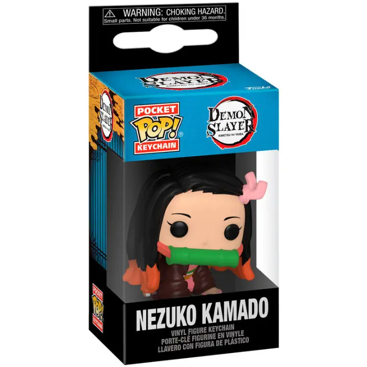 Llavero Pocket POP Demon Slayer Kimetsu no Yaiba Nezuko KamadoFigura  Coleccionable - Idea de Regalo- Mercancia Oficial - Juguetes para Niños y Adultos - Movies Fans - Muñeco para Coleccionistas y Exposición - 1