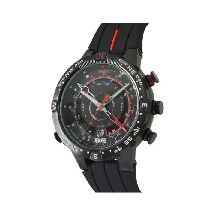 Reloj Timex Expedition E-Tide Temperature Compass para hombre con esfera negra y cuarzo T2N720 Timex - 1