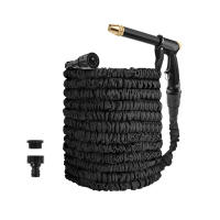 1PC Camión De Agua Retráctil Mágico Expansible Para Jardín Y Limpieza De Coches Alta Presión Con Gun De Agua Set De Tubo De Agua Para El Hogar - details 0