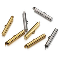 20pcs Tornillos De Acero Inoxidable Para Pulsera Y Collar De Cuentas Multifilamento Hecho En Zhejiang China Metal Clavija Final De Tubo Para DIY Joyería - details 6