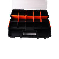 KMT Caja De Herramientas Portátil Con Compartimento Removible 1pc Caja De Plástico De 8 Tamaños Diferentes Organizador De Trabajo - details 14