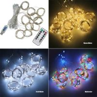 Luces LED De Navidad Para Cortina Control Remoto Y USB Decoración Para Habitación Y Ventana Luz De Fondo Para Fiesta Y Hogar - details 4