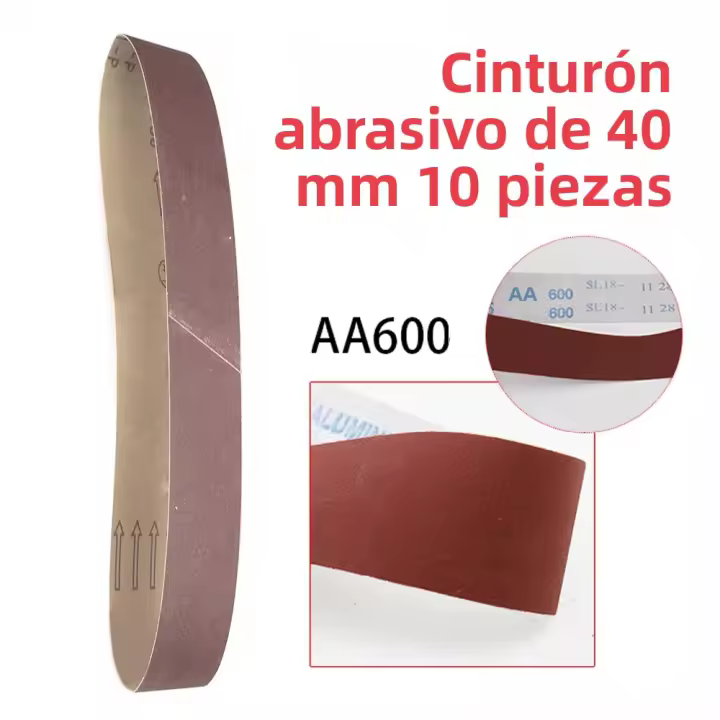 Adaptador De Cinta De Lijado Para Máquina De Lijado Y Polido M14/M10 Accesorios De Herramienta Eléctrica Con 5 Piezas De Cinta De Lijado - 1