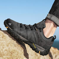 Zapatos De Senderismo Para Hombre HIKEUP No Esmerilados Transpirables Resistentes Al Desgaste Impermeables Para Escalada Y Turismo En Montañas - details 8