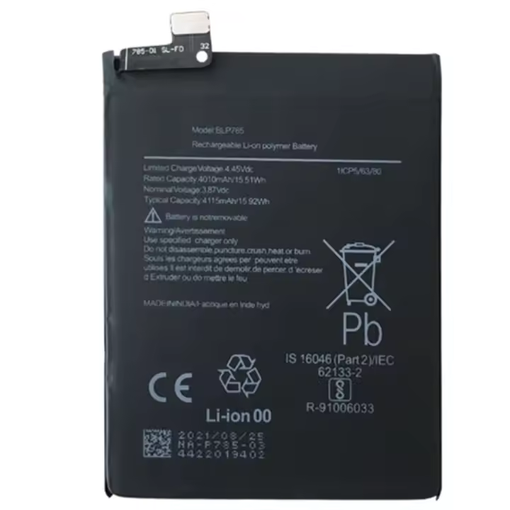 Bateria interna BLP785 compatible para OnePlus Nord 5G capacidad 4115mAh AC2001 - 1
