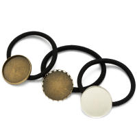 10pcs Base De Cabochón Para Accesorios De Cabello En Goma Y Cuerda Elástica Para Fabricación De Joyas DIY Y Manualidades - details 4