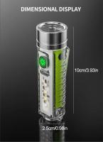 Linterna LED Recargable USB C Con Imán De Cola Y Luz UV Multifuncional Mini Linterna Portátil Para Camping - details 12