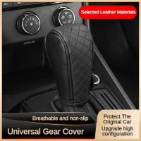 Cubierta De Manija De Cambio De Velocidades Para Coche De Alta Calidad PU Cuero Antideslizante Resistente Al Desgaste Universal Para Automóviles Decoración - details 0