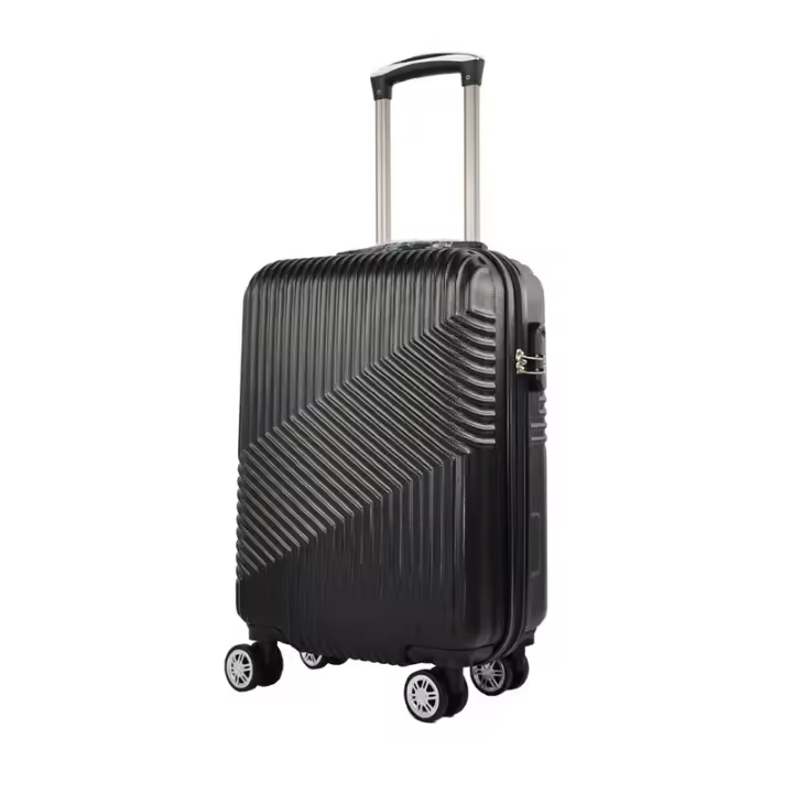 STARLEY-*Maleta Avión Equipaje de Mano Viaje Cabina Trolley ABS Rígida 4 Ruedas Maleta de cabina rigida con asa telescopica 55x35x20CM - 1
