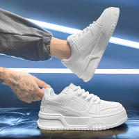 Zapatos De Deporte Para Hombre En Blanco Con Suela Gruesa Y Transpirables Zapatillas Casuales Ligeros Para Correr Y Tenis - details 10