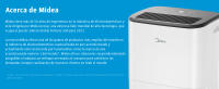 MIDEA Deshumidificador 20L Silencioso hasta 50 m2 / 100 m3 - Deshumificador electrico de humedad 20 litros con depósito extraible - Desumificador pequeño bajo consumo dehumidificador - details 15