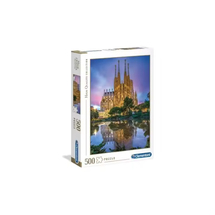 Puzzle 500 piezas Sagrada Familia de Barcelona. A partir de 9 años. Dimensiones del puzzle: 49 x 36 CLE35062 - 1