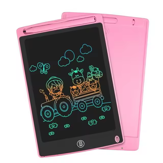 Nueva Tabla De Dibujo Y Escritura Colorida De 8.5 Pulgadas LCD Digital Erasable No Necesita Baterías Tablero De Dibujo Para Niños De 3-6 Años Material Plástico - 1