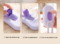 Cepillo Eléctrico Para Mascotas 3 En 1 Limpieza Masaje Recogido De Pelo De Perros Y Gatos Con Mango Retráctil Combinación De Cepillo De Dientes Y Mascarilla - details 17