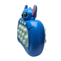 Mercachip + colección Popit electrónico stitch color azul,  juguete sensorial antiestrés relajación motricidad fina explotar burbujas presiona y diviértete sonido y luces, juguetes sensoriales y mágicos para adultos y niños salud mental - details 1