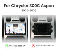 Junsun Android 13 Radio para Chrysler 300C Aspen 2004 2005 2006 2007 2008 de Coche con Chip Qualcomm de 8 Núcleos CarPlay Inalámbrico Autorradio Estéreo Pantalla HD Multimedia - details 2