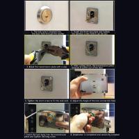 Cerradura De Puerta De Hierro Exterior Antirrobo Múltiple Seguridad Para Puerta De Madera Hogar Dormitorio Herramientas De Seguridad - details 5