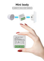 Interruptor Inteligente WiFi Zigbee 3.0 Mini 16A 2.4G DIY Automático Módulo Con Control Bidireccional Compatible Con Alexa Google Home Alice - details 1