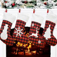 Calzón De Navidad En Invierno Decoración Para Chimenea Regalo Divertido Con Forma De Copita De Nieve En Estilo Rayado Rojo Y Blanco Decoración Para Hogar - details 0